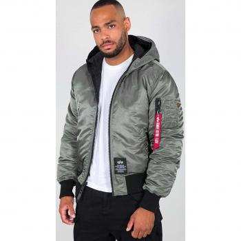 Alpha Industries Hoodie Puffer – Herrenwinterjacke