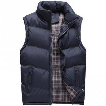 Chaqueta de Algodón para Hombre, Chaleco Acolchado Sin Mangas, Casual, Talla 4XL