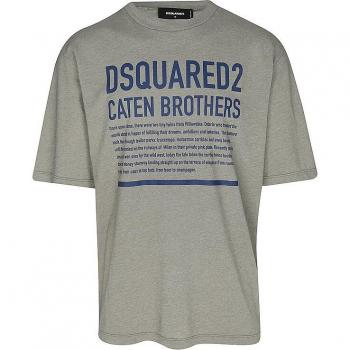DSQUARED2 Herren T-Shirt Loose Fit Grau