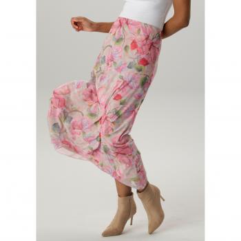 Aniston SELECTED Maxi-Rock mit harmonischen Blumenmotiven