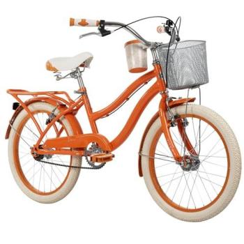 Huffy Vélocité 20” Deluxe, panier avant, support arrière – Orange