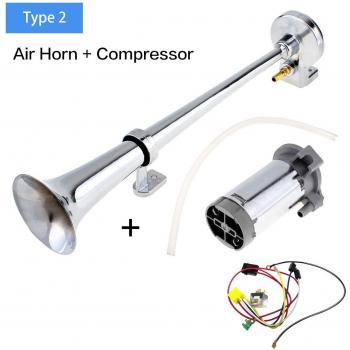 Sistema de Bocina de Aire 12/24V 17” para Trenes y Camiones