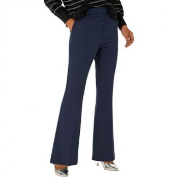 Roman Navy Bootcut Stretch Leggings