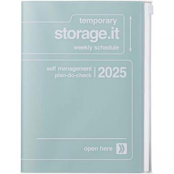 Mark's Europe Mint A5 Vertical Calendar 2024/2025