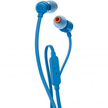 JBL TUNE 110BL In-Ear Headphones with Pure Bass Sound, Blue