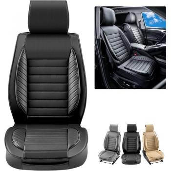 VEVOR Black Faux Leather Seat Covers for Most Cars and SUVs
