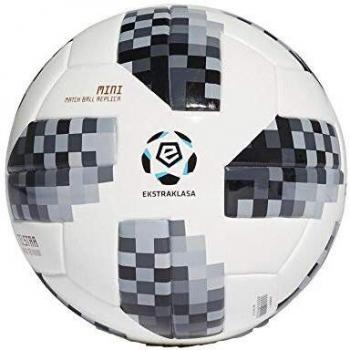 Adidas Telstar 18 Ekstraklasa Herrenball, White/Black/Silvmt
