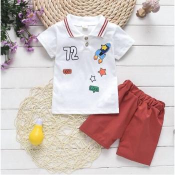 Conjunto de 2 Piezas para Bebé, Traje de Corbata y Pantalones de Tirantes