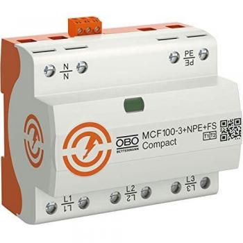 OBO MCF100-3+NPE+FS Dreipoliger Blitzstromableiter für Energietechnik