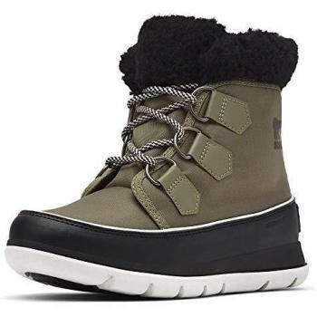 Botas Sorel Explorer Carnival, Mujer, Color Verde (Hiker Green, Black)