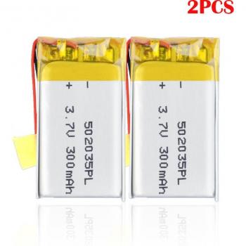 Pilas Recargables Li-ion 3.7V 300mAh Compatible con MP3 GPS Mini Ambarella Podómetro