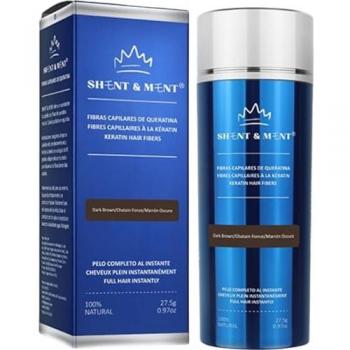 Fibras Volumétricas para Cabello Delgado, Marrón Oscuro