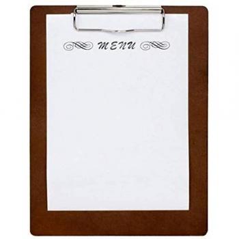 Plaque à menus en contreplaqué, format A4 – Olympia