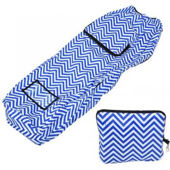 Bolsa de viaje azul impermeable