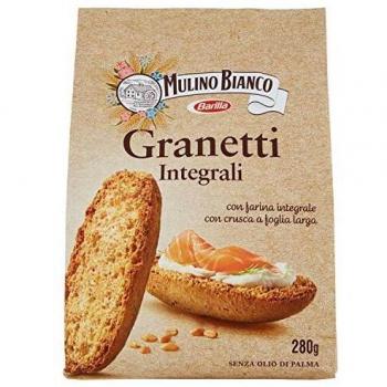 Barilla 3X Mulino Bianco Granetti Galletas de Bruschetta Integral 290g