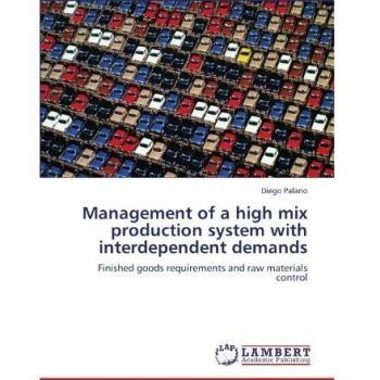 Management of a high mix production system with interdependent demands: Finished goods requirements and raw materials control