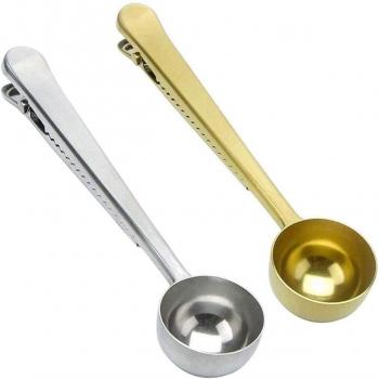 2-in-1 Coffee Scoop and Clip Duo