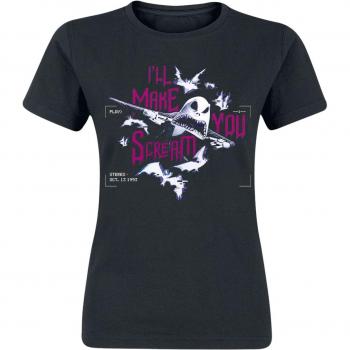 T-Shirt Donna Disney Nightmare Before Christmas Make You Scream