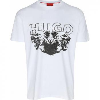 T-shirt Durro 50538257 – HUGO in Bianco Regular Fit
