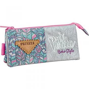 Estuche Tres Compartimentos Privata Boho