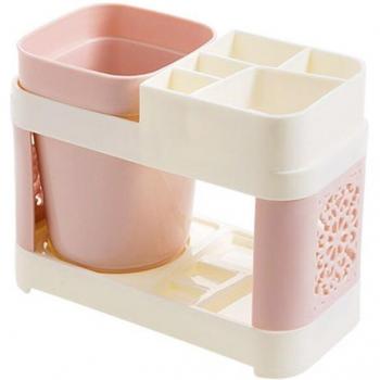 Organizador de baño para cepillos y pasta