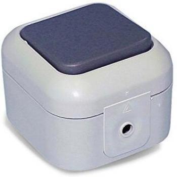 Rocker Switch IP44 250 V 10 A Gris