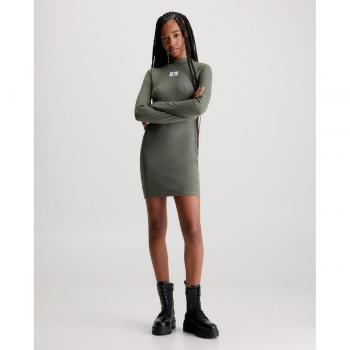 Vestido Calvin Klein Jeans de Mangas Largas y Corte Slim para Mujer