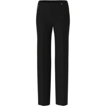 Black Wide Fit Women's Pants with Viscose and Elastane by Marc Cain