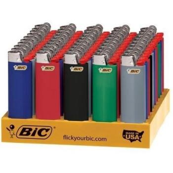 Encendedor BIC Maxi J26 Expositor 50 Unidades Colores Surtidos