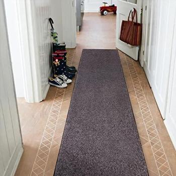 Plain Brown Runner Santa Fe 42 – 90x200 cm