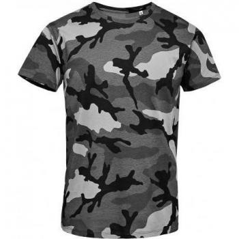 T-shirt mimetica SOLS uomo