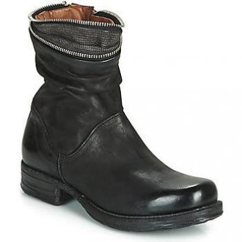 Airstep A.S.98 Women's Mid Boots in Black Saint La