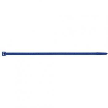 Ensemble de 100 colliers de serrage nylon bleu – L. 290 mm, Ø 4,8 mm