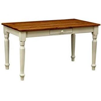 Biscottini table carrée en tilleul massif