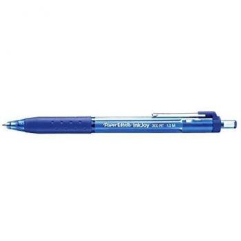 Bolígrafo Papermate Inkjoy 300 retráctil azul (12 unidades)