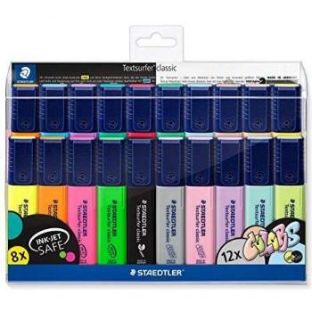 Surligneur Textsurfer Classic, 20 couleurs, pointe biseautée 1-5 mm