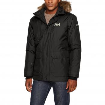 Parka Svalbard de Helly Hansen, Chaqueta para Hombre, Color Negro, XX-Large