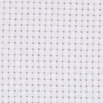 Toile Aida blanche, 50 cm x 50 cm, 43 pts/10 cm, 1 pièce