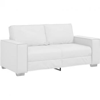 Sedia Divano vitaXL 140 cm pelle sintetica bianca