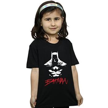 Black Batman Shadows T-Shirt for Girls – DC Comics, 5-6