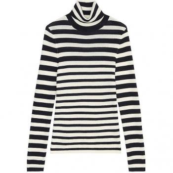 Marc O'Polo Rollkragenpullover in Dunkelblau Größe M