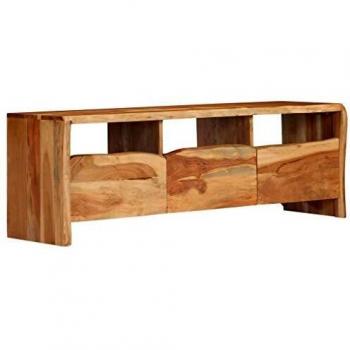 VidaXL Mobile per TV in Acacia con Bordi Vivi 120x35x40cm