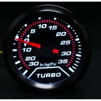 Turbo Boost Gauge 52mm Universal LED Pressure Vacuum Meter & Hose