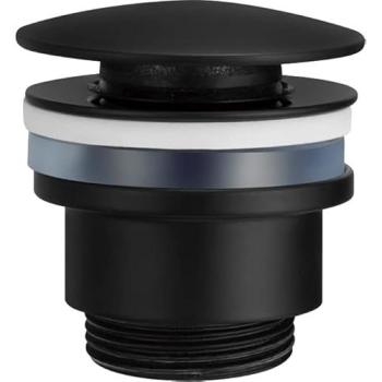 Válvula Anti‑Escurrido Black Matte – Fácil Instalación para Lavabos y Bides