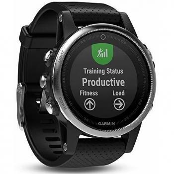 Garmin Fēnix 5S Plus Black/Silver HR GPS Watch