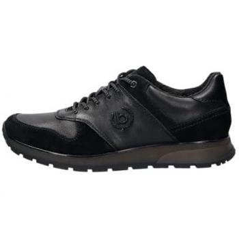 Bugatti Herren Sneakers 1010 Schwarz mit Wechselfußbett, Modell BUGATTI-331APA021410, Größe 42