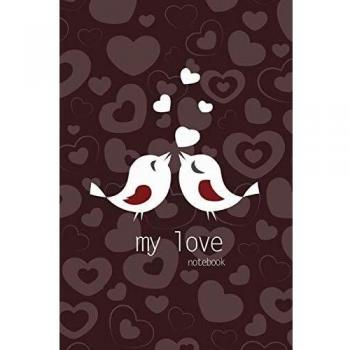 My Love Notebook, Blank Write-in Journal, Dotted Lines, Wide Ruled, Medium
