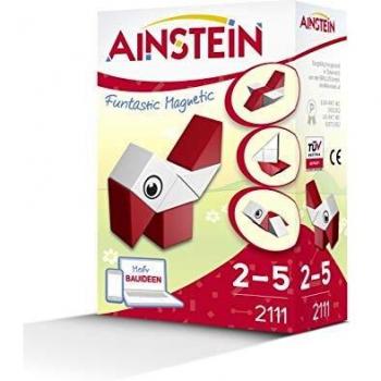 AINSTEIN 2111 – Kinder­Magnetbau: 6 Bauklötze mit starkem Magneten für unbegrenzten Spaß