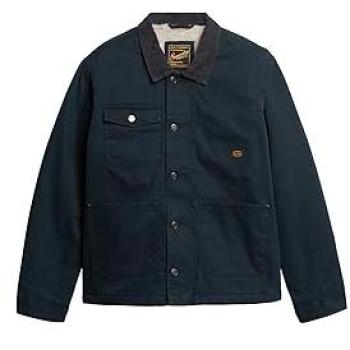 Superdry Giacca di Jeans Workwear Ranch Navy Oscura 2XL