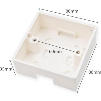 Wall Mount Switch Junction Box 86*86*35mm